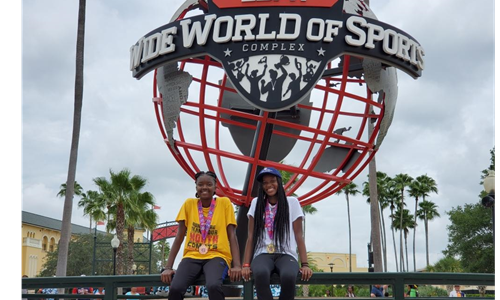 Triple Jump Queens! - 2019 AAU Club Championships - Corinne 1st Place, Cenia 5th Place